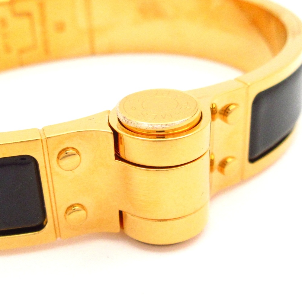 Hermès Charniere Bangle Gold Black - Picture 5 of 6